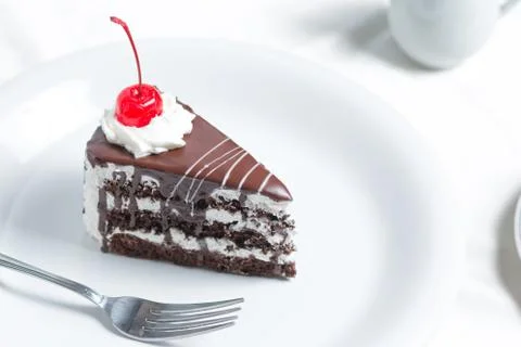 Chocolate cake Stock Photos