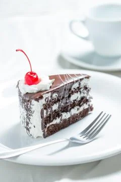 Chocolate cake Stock Photos