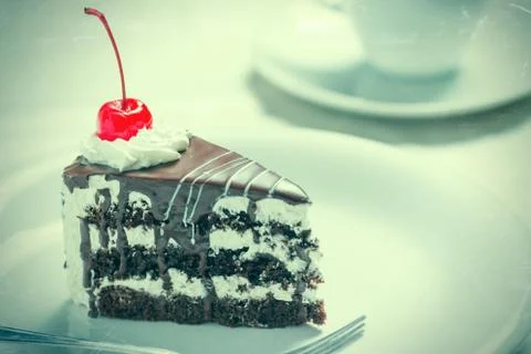 Chocolate cake Stock Photos