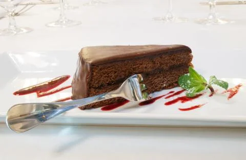 Chocolate cake Stock Photos