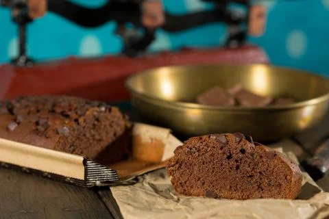 Chocolate cake Foto stock
