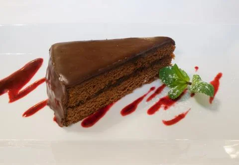 Chocolate cake Stock Photos