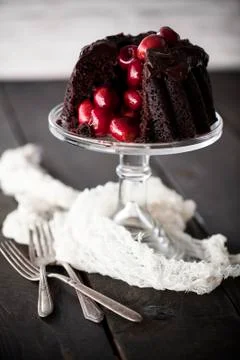 Chocolate cake Foto stock