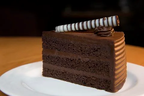 Chocolate cake Stock Photos