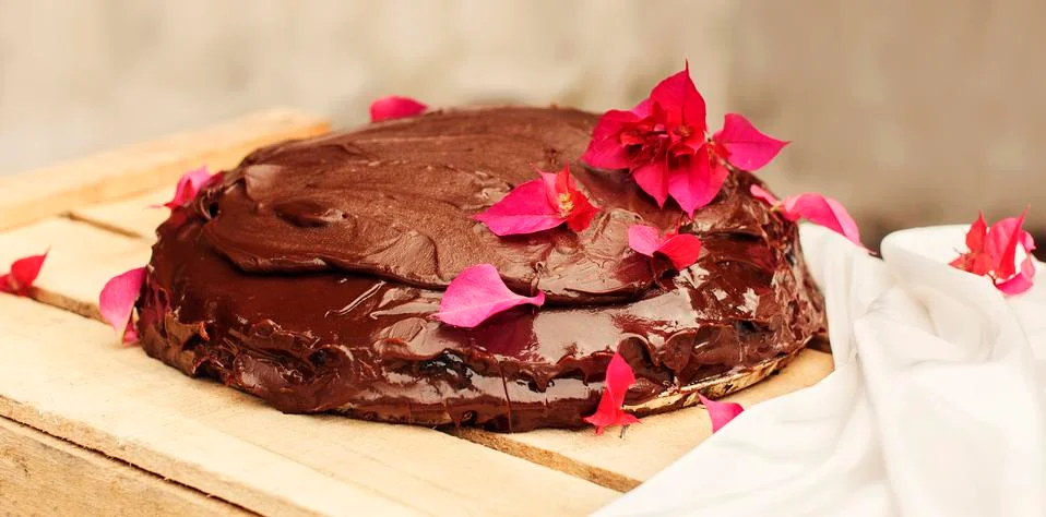 Chocolate cake Stock Photos
