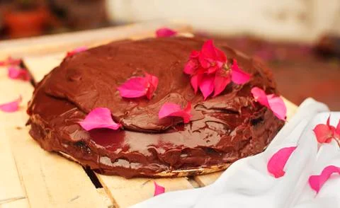 Chocolate cake Stock Photos