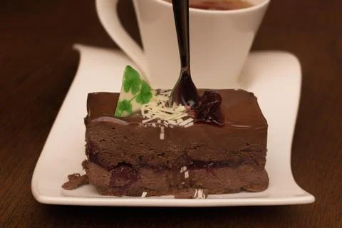 Chocolate cake Stock Photos