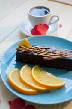 Chocolate cake Stock Photos