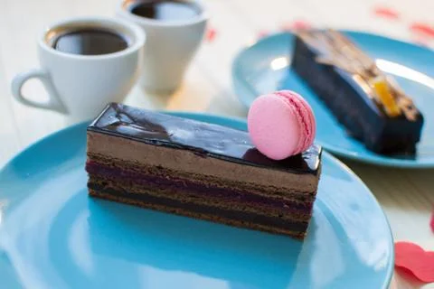 Chocolate cake Stock Photos