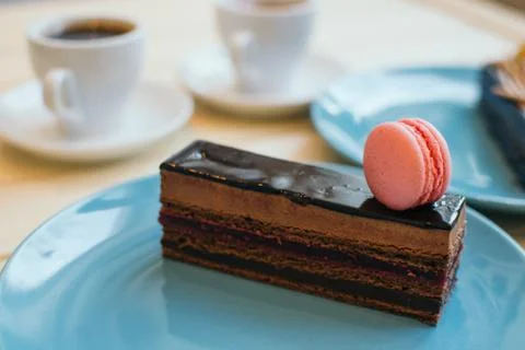 Chocolate cake Stock Photos