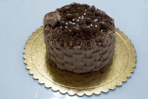 Chocolate cake Stock Photos