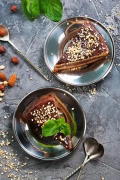 Chocolate cake Stock Photos