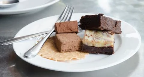 Chocolate cake Foto stock