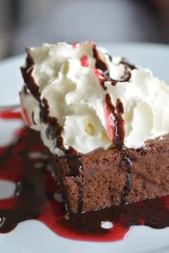 Chocolate cake Stock Photos