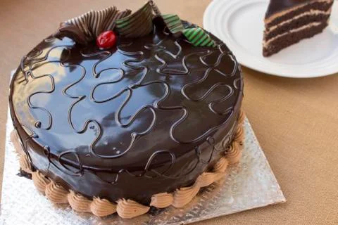 Chocolate cake Stock Photos