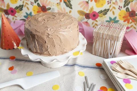 Chocolate cake Foto stock