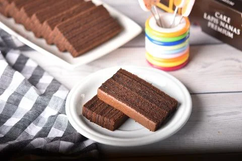 Chocolate cake Foto stock