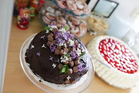 Chocolate Cake Stock Photos