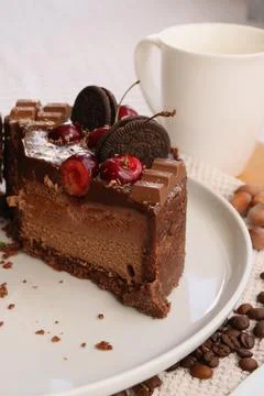 Chocolate cake in the section Stock Photos
