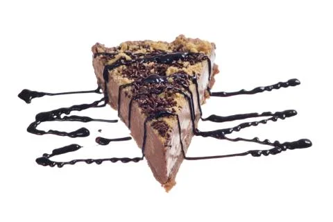 Chocolate cake with syrup Stock Photos