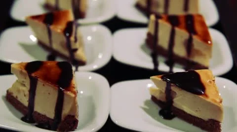 Chocolate Cakes Stock Footage 10566394
