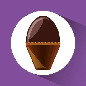 Chocolate candies design 스톡 일러스트
