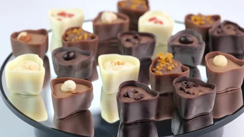 Chocolate candies mixed assortment Stock Footage 151320681