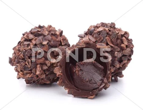 Chocolate candies Stock Photos