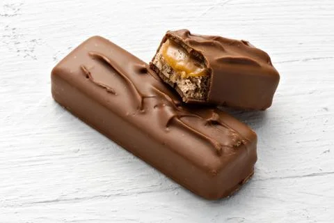 Chocolate candy bar Stock Photos