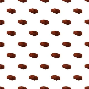 Chocolate candy blocks creating seamless pattern background Stock Illustration