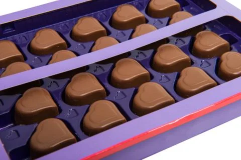 Chocolate candy isolated Stock Photos