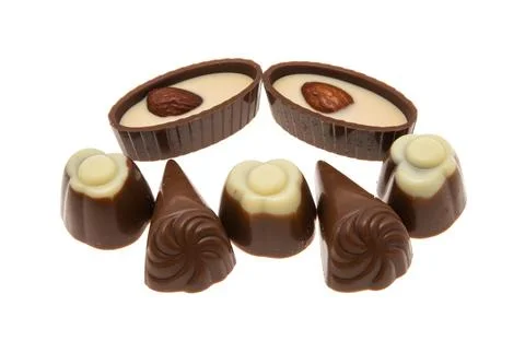 Chocolate candy isolated Foto stock