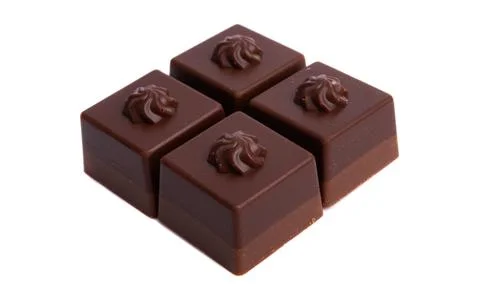Chocolate candy isolated Stock Photos