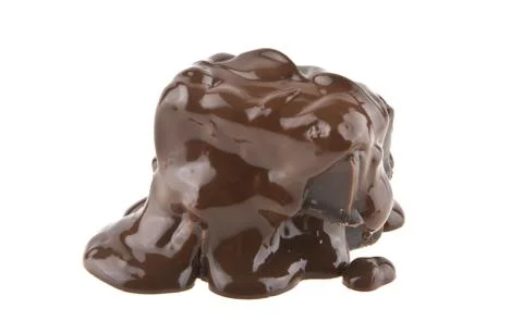 Chocolate candy isolated on white background Stock-Fotos