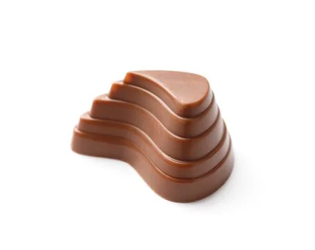 Chocolate candy isolated on white background Stock Photos