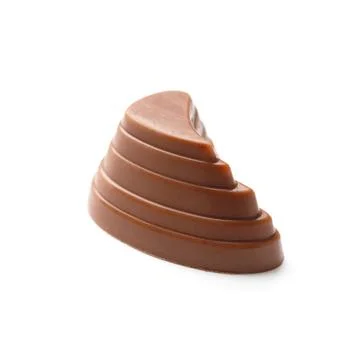 Chocolate candy isolated on white background Stock Photos