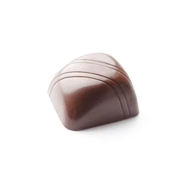 Chocolate candy isolated on white background Stock Photos