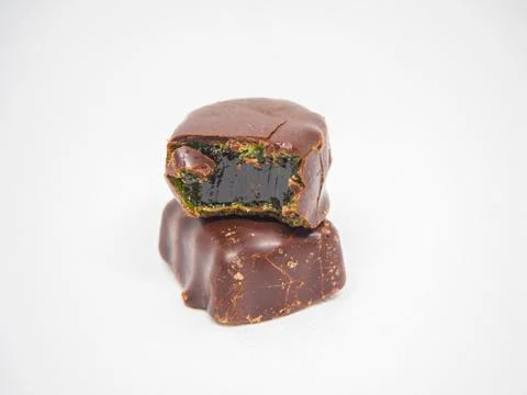 Chocolate candy with jelly Fotos Stock