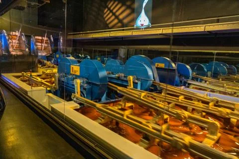 Chocolate Candy Machine Stock Photos