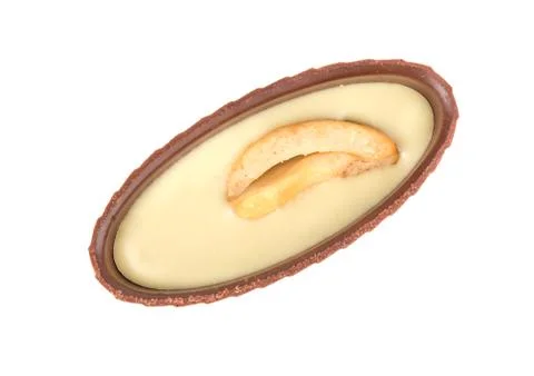 Chocolate candy with nuts Stock Photos