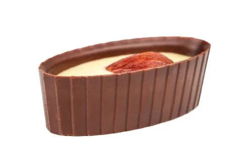 Chocolate candy with nuts Stock Photos