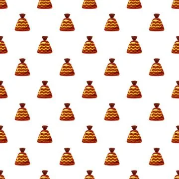 Chocolate candy pattern Stock Illustration