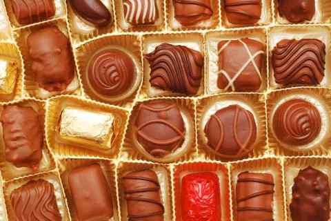Chocolate candy Stock Photos