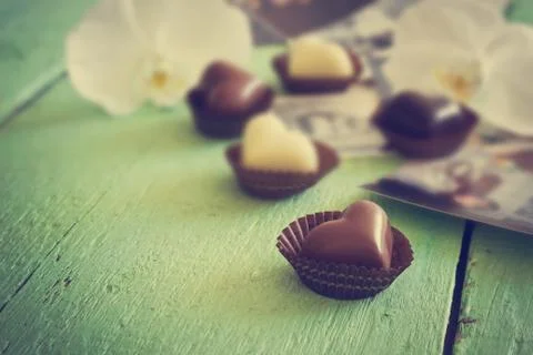 Chocolate candy Stock Photos