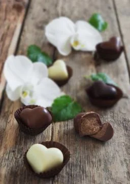 Chocolate candy Stock Photos