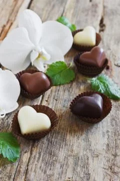 Chocolate candy Stock Photos