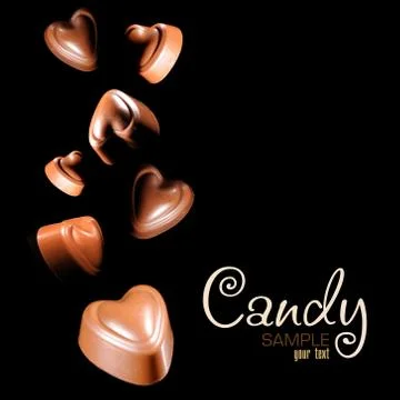 Chocolate candy Stock Photos