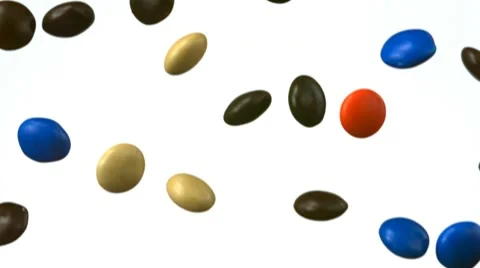 Chocolate candy, Slow Motion Stock Footage 10700613