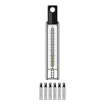 Chocolate candy thermometer cartoon vector graphic Stock Illustration