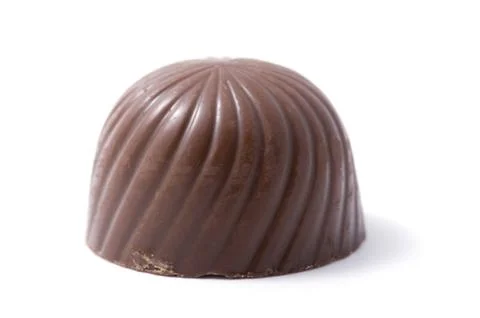Chocolate candy on white Stock-Fotos
